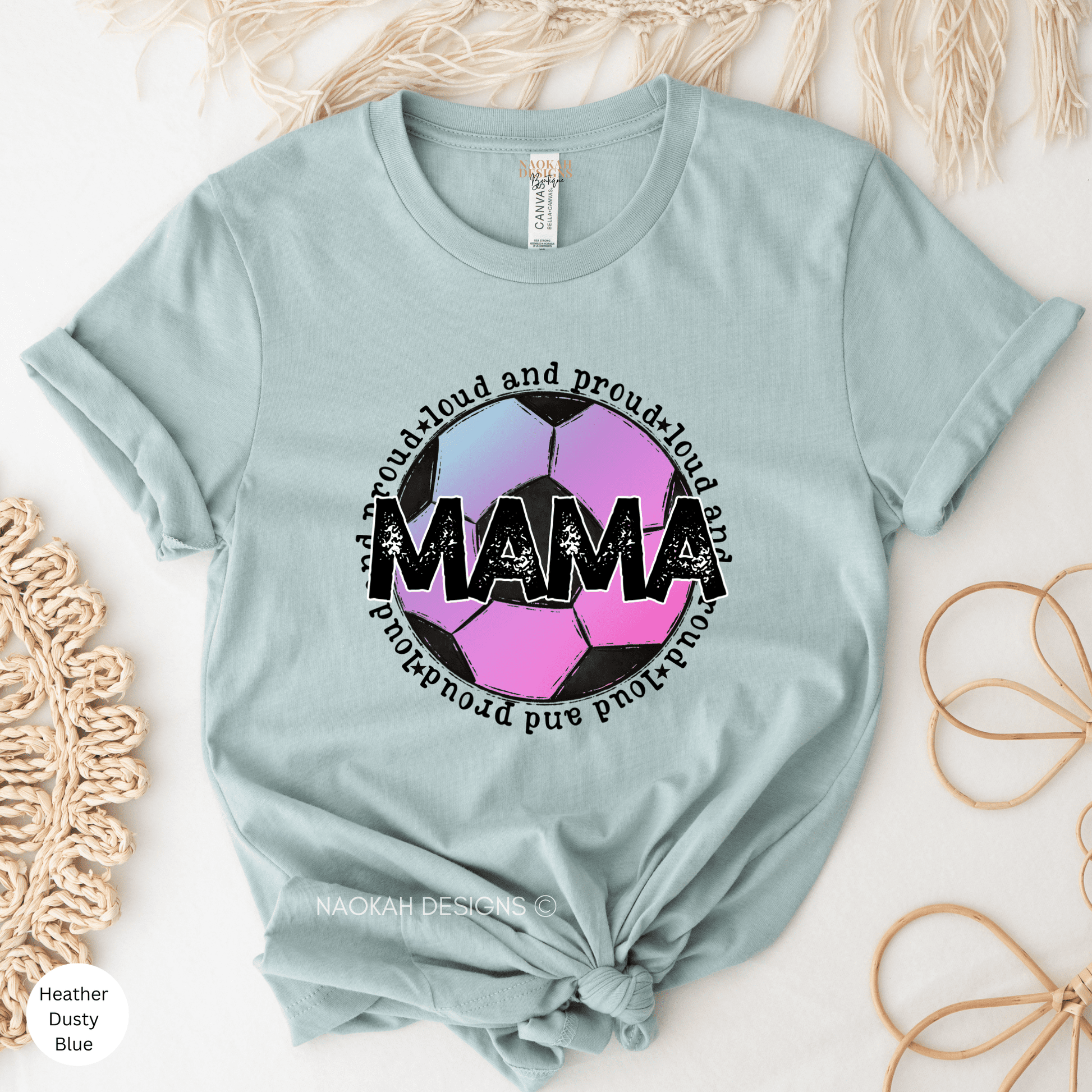 Loud and Proud Soccer Mom Shirt, Soccer Mom Shirt, Soccer Mama Shirt, Kick Some Grass Soccer Shirt, Game Day Shirt, Soccer Coffee Tee