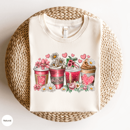 Mama coffee floral shirt, Mama Coffee Flowers Shirt, Funny Mom Shirt, Coffee Lover Shirt, Mothers Day Shirt, Mama Shirt, Cool Mom Shirts, Gift For Mom