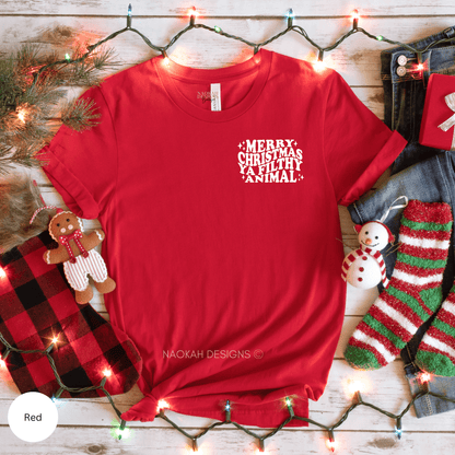 Merry Christmas Ya Filthy Animal Shirt, Home Alone Xmas Shirt, Holiday Shirt, Matching Family Pajamas, Christmas Pajamas, Family Holiday Tee