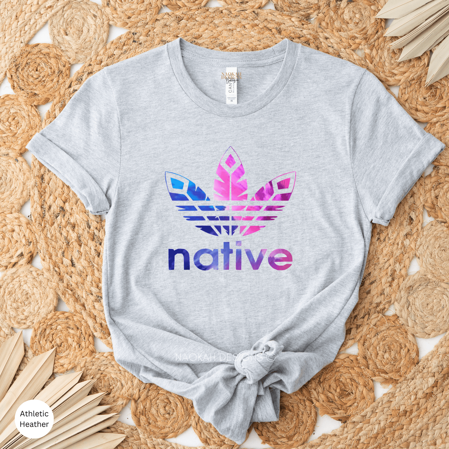 Native Feather Shirt, Indigenous Owned Shop, Native American Shirt, Indigenous Feather Shirt, Indigenous Shirt, Native Sports Shirt, native Adidas shirt