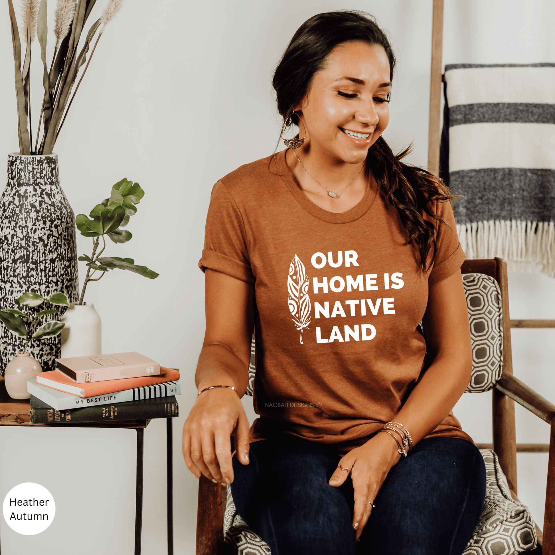 Our home is native land shirt, We are on Indigenous land t-shirt, this is native land shirt, Land Back shirt, land back indigenous shirt, native land shirt, no one is illegal on native land shirt, Indigenous pride, native pride, resistance, decolonize shirt, indigenous lives matter shirt, decolonize education shirt, Native shirt, Equal Rights Shirt, Equality, Indigenous AF, Phenomenally Indigenous T-Shirt