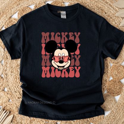 Retro Mouse Shirt, Retro Mickey Valentine Shirt,