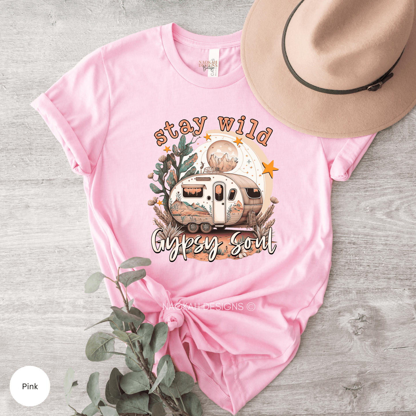 Stay Wild Gypsy Soul Shirt, Boho Cowgirl Shirt, Boho Western Shirt, Cowgirl Shirt, Gift for Country fan, Country Lover Shirt, Camping Shirt
