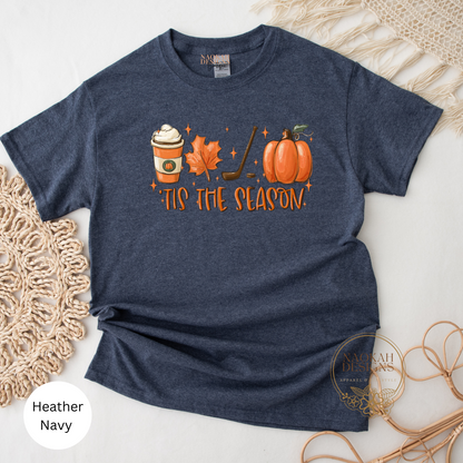 Tis The Season Hockey Pumpkin Latte Shirt