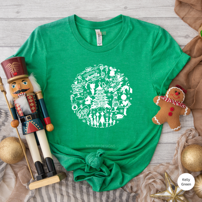 Grinch Christmas Whoville Collage Shirt