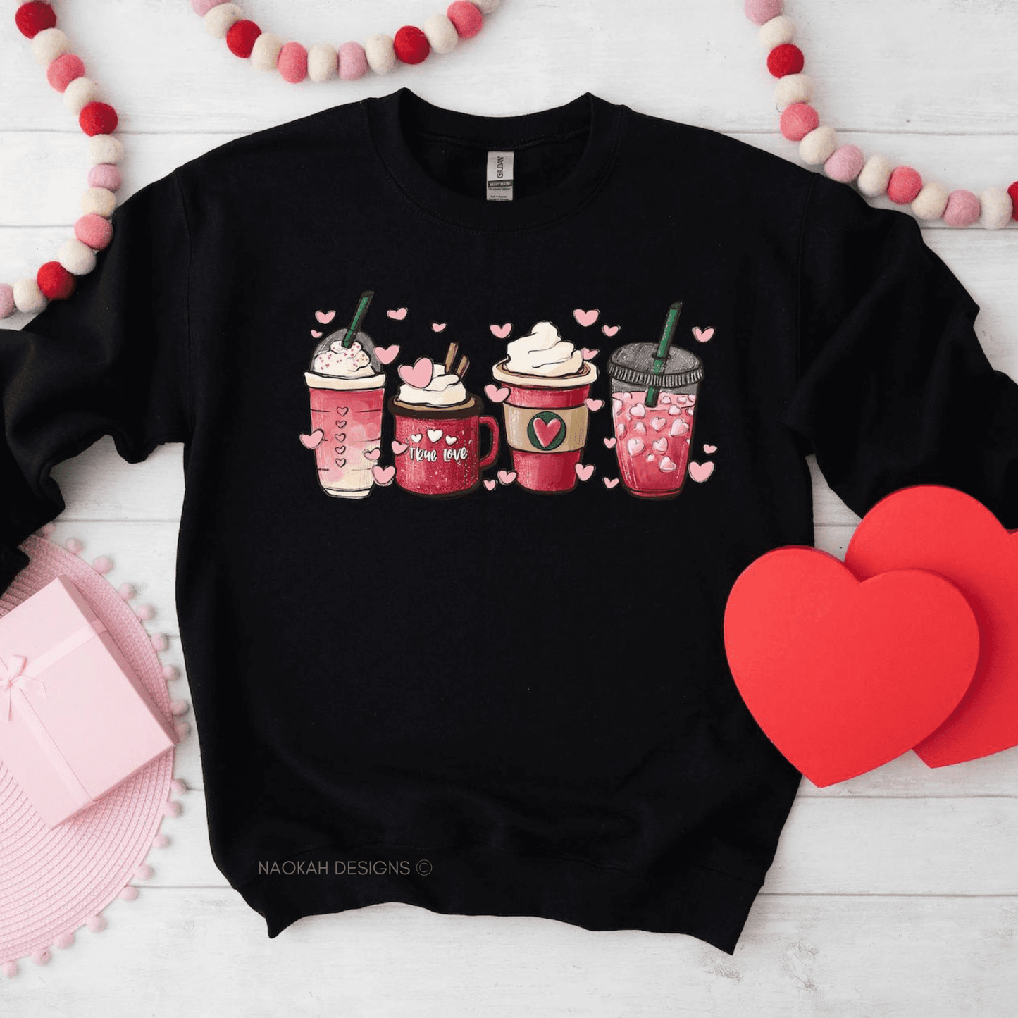 Valentine's Coffee Lover Sweater, Valentine's Coffee Lover Sweatshirt , Valentines Day Tee, Gift For Valentine, Valentine's Day Gift