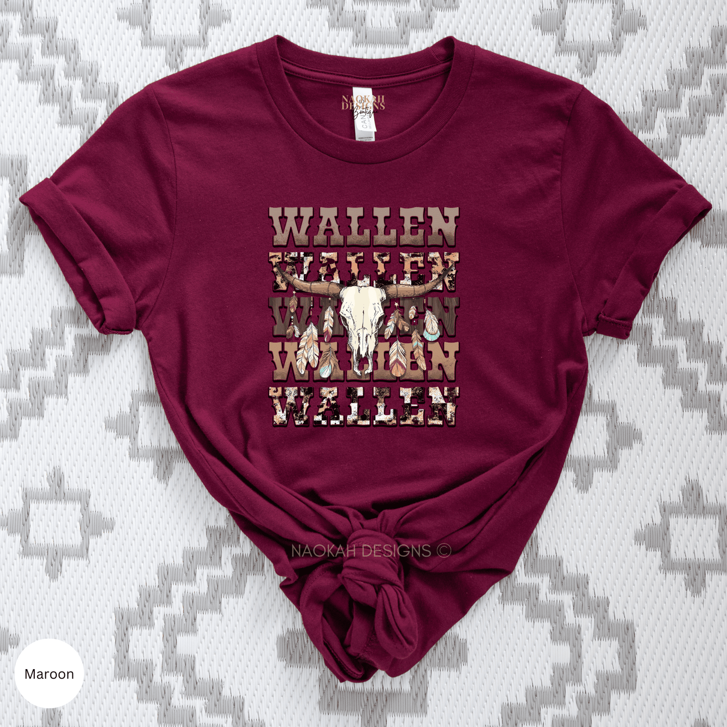 Wallen Shirt, Wallen Swag, Country Shirt, Country Concert Shirt, One Night At A Time Shirt, Wasted On You, Wallen Bullskull Shirt, somebodys problem shirt, wasted on you shirt, country fan shirt, gift for country fan, chasing you whiskey shirt