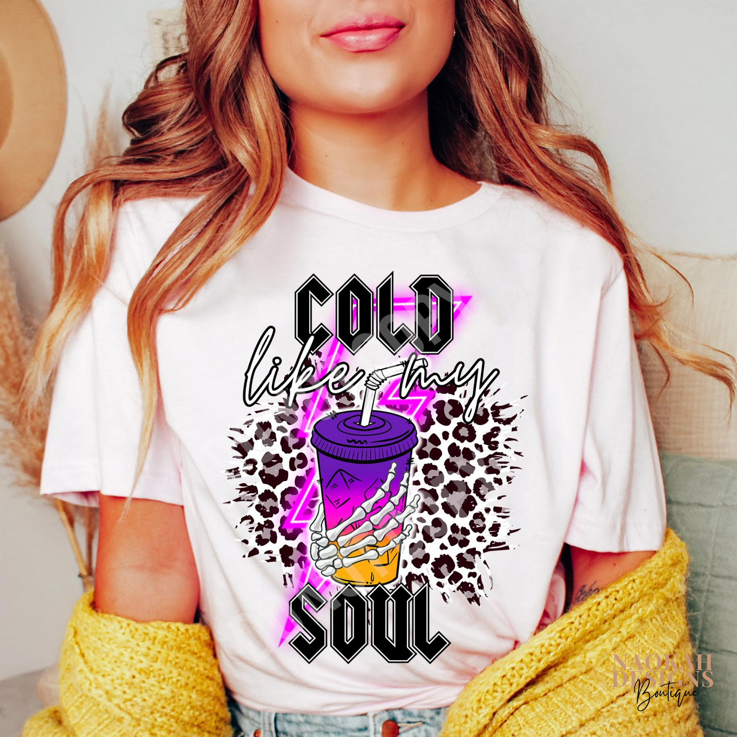 Cold Like My Soul Iced Coffee Skeleton Shirt, Coffee cold like my soul, Coffee graphic T-shirt, coffee graphic tee, but first coffee, cold like my soul, black like my soul