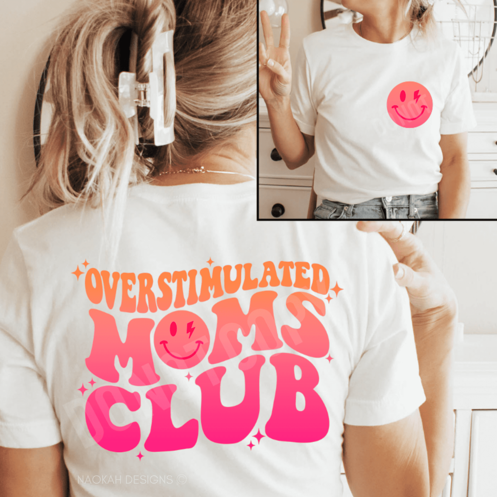 Overstimulated Moms Club Shirt, Anxiety Moms Shirt, Trendy Mom Shirt, Retro Mom Shirt, New Mom Shirt, Cute Moms Shirt, Mothers Day Gift, bad moms club shirt, bad aunts club shirt, good moms say bad words shirt, mom anxiety shirt, cool moms club shirt, tired moms club shirt, mental health shirt, trendy mom shirt 